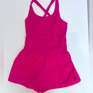 Pink Athletic Romper